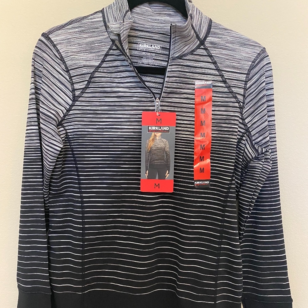 Kirkland Ladies' 1/4 Zip Up Pullover-M